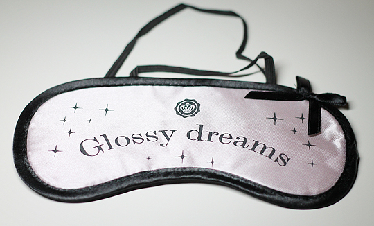 Glossybox Goodie: Glossy Dreams Schlafmaske