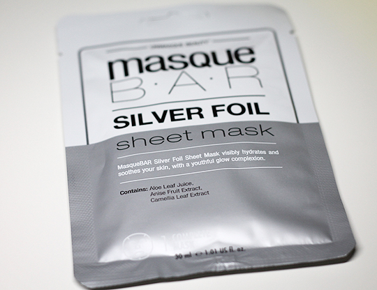 Masque Bar - Silver Foil Sheet Mask